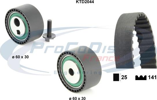 Procodis France KTD2044 - Zahnriemensatz alexcarstop-ersatzteile.com