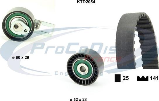 Procodis France KTD2054 - Zahnriemensatz alexcarstop-ersatzteile.com