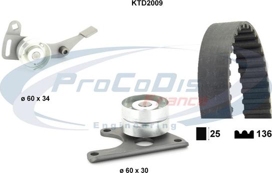 Procodis France KTD2009 - Zahnriemensatz alexcarstop-ersatzteile.com