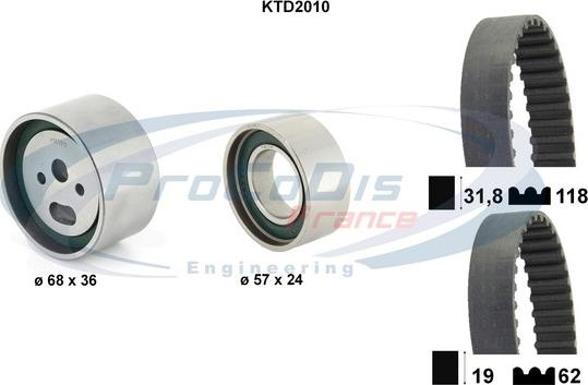 Procodis France KTD2010 - Zahnriemensatz alexcarstop-ersatzteile.com