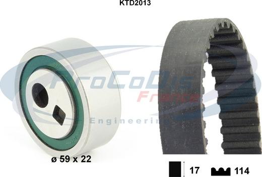 Procodis France KTD2013 - Zahnriemensatz alexcarstop-ersatzteile.com