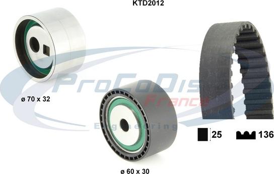 Procodis France KTD2012 - Zahnriemensatz alexcarstop-ersatzteile.com