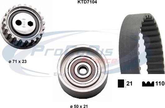 Procodis France KTD7104 - Zahnriemensatz alexcarstop-ersatzteile.com