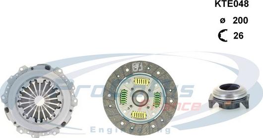 Procodis France KTE048 - Kupplungssatz alexcarstop-ersatzteile.com