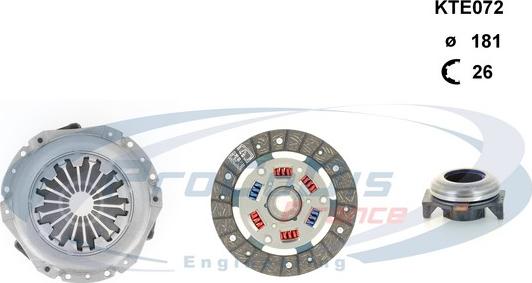 Procodis France KTE072 - Kupplungssatz alexcarstop-ersatzteile.com