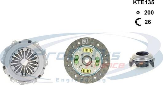 Procodis France KTE135 - Kupplungssatz alexcarstop-ersatzteile.com