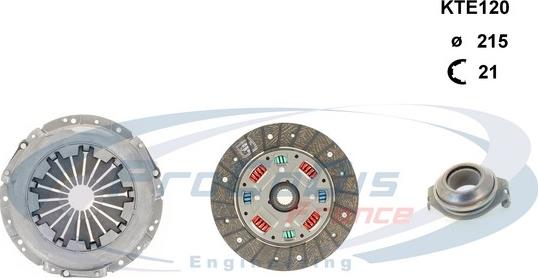 Procodis France KTE120 - Kupplungssatz alexcarstop-ersatzteile.com