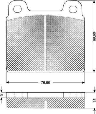 Procodis France PF1018 - Bremsbelagsatz, Scheibenbremse alexcarstop-ersatzteile.com