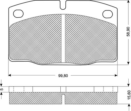 Procodis France PF1013 - Bremsbelagsatz, Scheibenbremse alexcarstop-ersatzteile.com