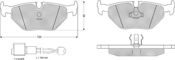 Procodis France PF10701 - Bremsbelagsatz, Scheibenbremse alexcarstop-ersatzteile.com