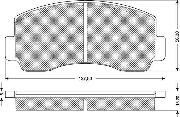 Spidan 0.080107 - Bremsbelagsatz, Scheibenbremse alexcarstop-ersatzteile.com