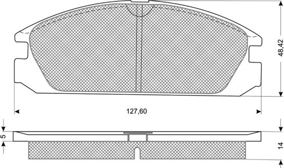 Spidan 0.081277 - Bremsbelagsatz, Scheibenbremse alexcarstop-ersatzteile.com