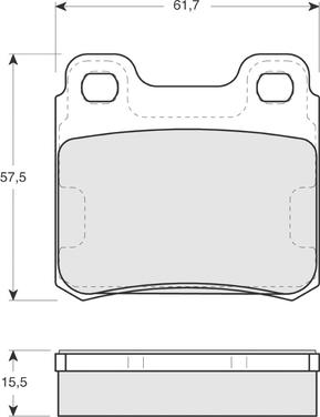 Procodis France PF1349 - Bremsbelagsatz, Scheibenbremse alexcarstop-ersatzteile.com