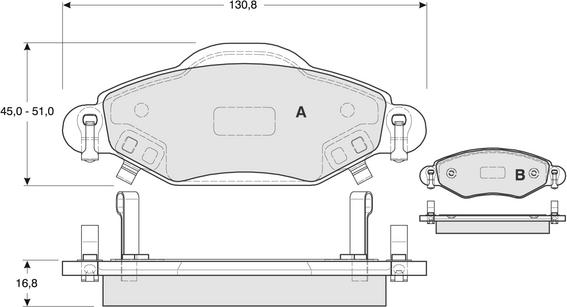 Equal Quality PF1164 - Bremsbelagsatz, Scheibenbremse alexcarstop-ersatzteile.com