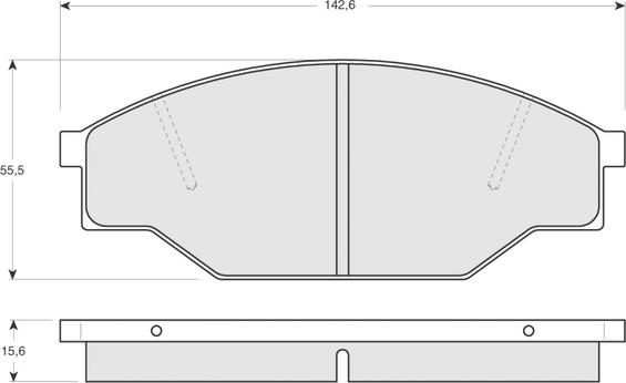 Magneti Marelli 600000097590 - Bremsbelagsatz, Scheibenbremse alexcarstop-ersatzteile.com