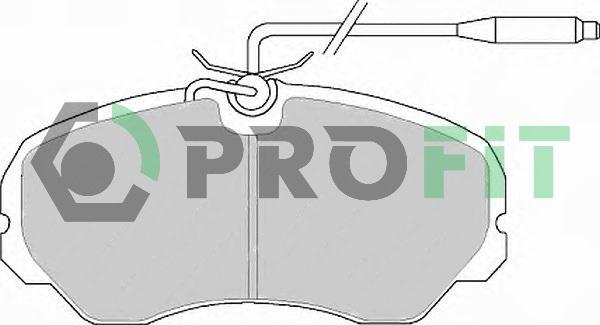 Profit 5000-0510 - Bremsbelagsatz, Scheibenbremse alexcarstop-ersatzteile.com