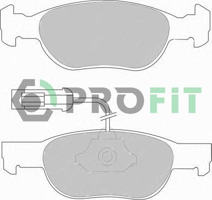 Profit 5000-1040 - Bremsbelagsatz, Scheibenbremse alexcarstop-ersatzteile.com