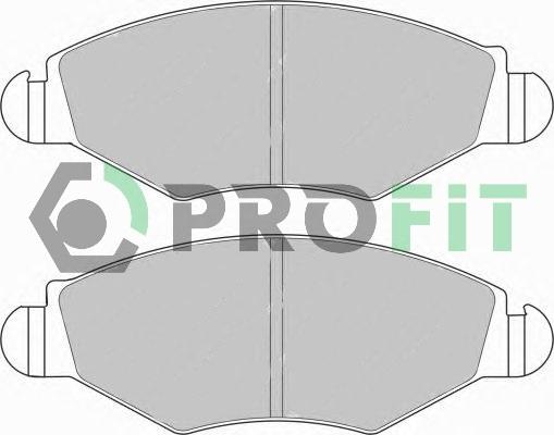 Profit 5000-1378 - Bremsbelagsatz, Scheibenbremse alexcarstop-ersatzteile.com