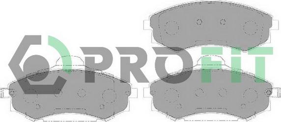 Profit 5000-1737 C - Bremsbelagsatz, Scheibenbremse alexcarstop-ersatzteile.com