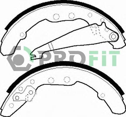 Profit 5001-0409 - Bremsbackensatz alexcarstop-ersatzteile.com