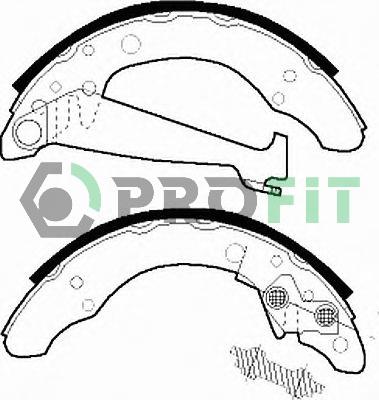 Profit 5001-0408 - Bremsbackensatz alexcarstop-ersatzteile.com