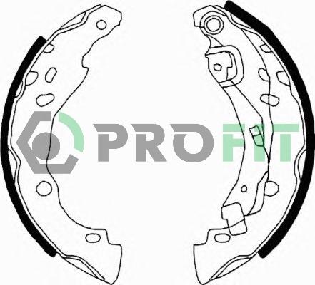 Profit 5001-0642 - Bremsbackensatz alexcarstop-ersatzteile.com