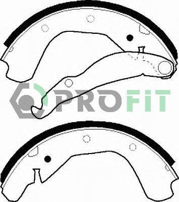 Profit 5001-0198 - Bremsbackensatz alexcarstop-ersatzteile.com