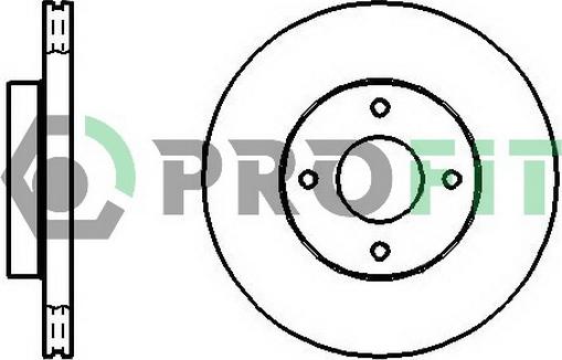 Profit 5010-0959 - Bremsscheibe alexcarstop-ersatzteile.com