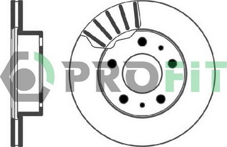 Profit 5010-0768 - Bremsscheibe alexcarstop-ersatzteile.com