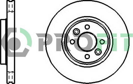 Profit 5010-1124 - Bremsscheibe alexcarstop-ersatzteile.com