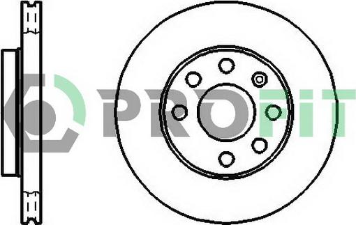 Profit 5010-1279 - Bremsscheibe alexcarstop-ersatzteile.com