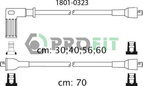 Profit 1801-0323 - Zündleitungssatz alexcarstop-ersatzteile.com