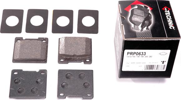 Protechnic PRP0633 - Bremsbelagsatz, Scheibenbremse alexcarstop-ersatzteile.com