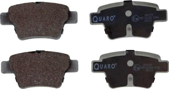 QUARO QP6159 - Bremsbelagsatz, Scheibenbremse alexcarstop-ersatzteile.com