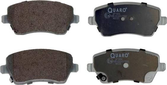 QUARO QP7494 - Bremsbelagsatz, Scheibenbremse alexcarstop-ersatzteile.com