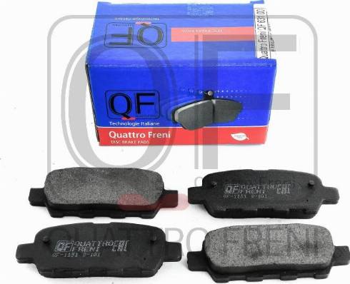 Quattro Freni QF63100 - Bremsbelagsatz, Scheibenbremse alexcarstop-ersatzteile.com