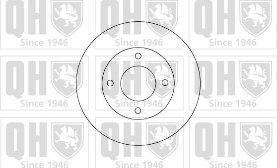 Quinton Hazell BDC5004 - Bremsscheibe alexcarstop-ersatzteile.com