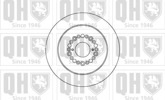 Quinton Hazell BDC5080 - Bremsscheibe alexcarstop-ersatzteile.com