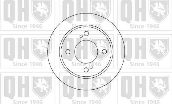 Quinton Hazell BDC3540 - Bremsscheibe alexcarstop-ersatzteile.com