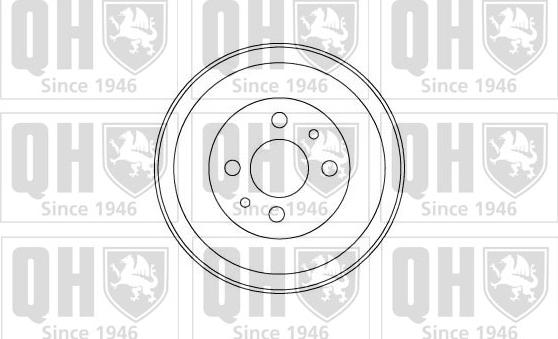 Quinton Hazell BDR391 - Bremstrommel alexcarstop-ersatzteile.com