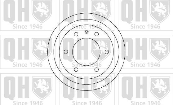 Quinton Hazell BDR247 - Bremstrommel alexcarstop-ersatzteile.com