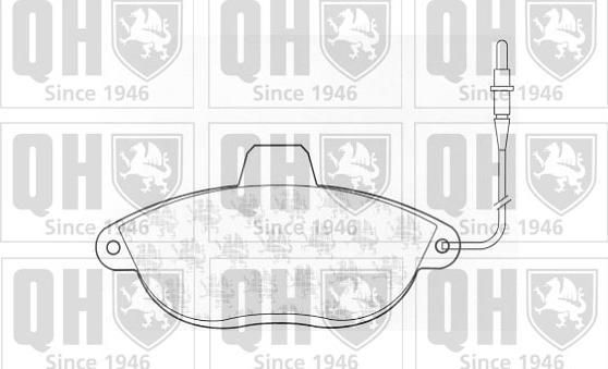 Quinton Hazell BP903 - Bremsbelagsatz, Scheibenbremse alexcarstop-ersatzteile.com