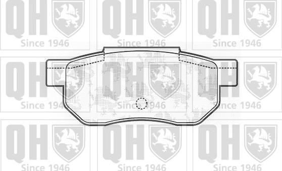 Quinton Hazell BP470 - Bremsbelagsatz, Scheibenbremse alexcarstop-ersatzteile.com