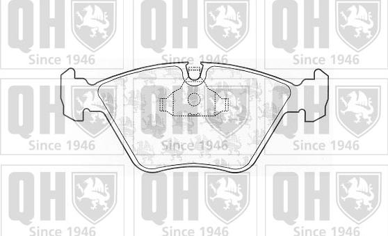 Quinton Hazell BP473 - Bremsbelagsatz, Scheibenbremse alexcarstop-ersatzteile.com