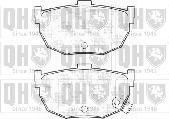 Quinton Hazell BP575 - Bremsbelagsatz, Scheibenbremse alexcarstop-ersatzteile.com