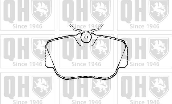 Quinton Hazell BP571 - Bremsbelagsatz, Scheibenbremse alexcarstop-ersatzteile.com