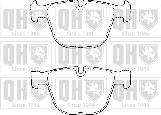 Quinton Hazell BP1483 - Bremsbelagsatz, Scheibenbremse alexcarstop-ersatzteile.com