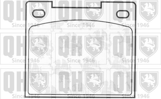 Quinton Hazell BP101 - Bremsbelagsatz, Scheibenbremse alexcarstop-ersatzteile.com