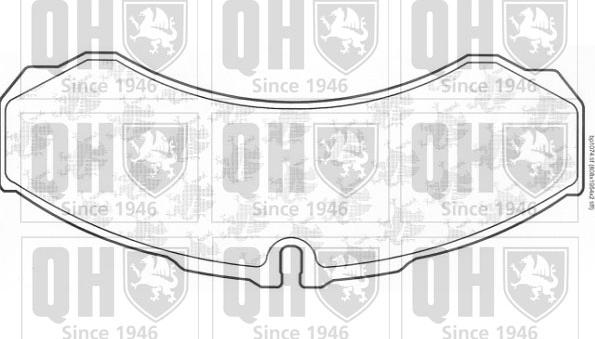 Quinton Hazell BP1074 - Bremsbelagsatz, Scheibenbremse alexcarstop-ersatzteile.com