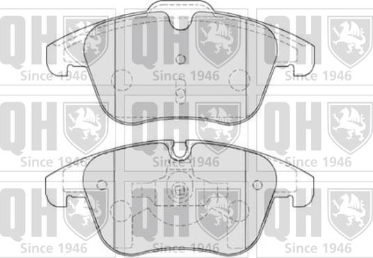 Quinton Hazell BP1809 - Bremsbelagsatz, Scheibenbremse alexcarstop-ersatzteile.com